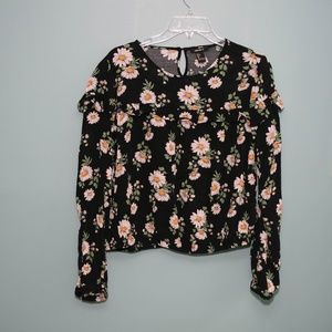 Forever 21 Daisy Long Sleeve top